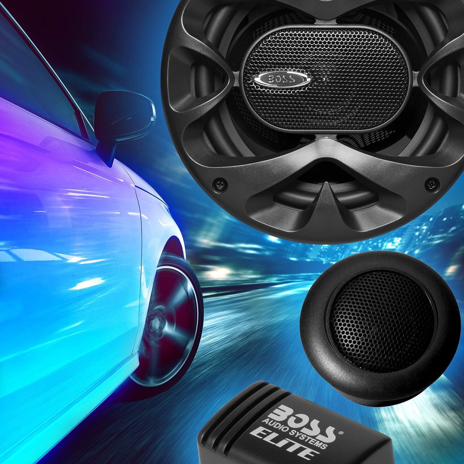 BOSS Audio Systems Elite BCK65 Component Car Speaker System 2 6.5 Inch Speaker