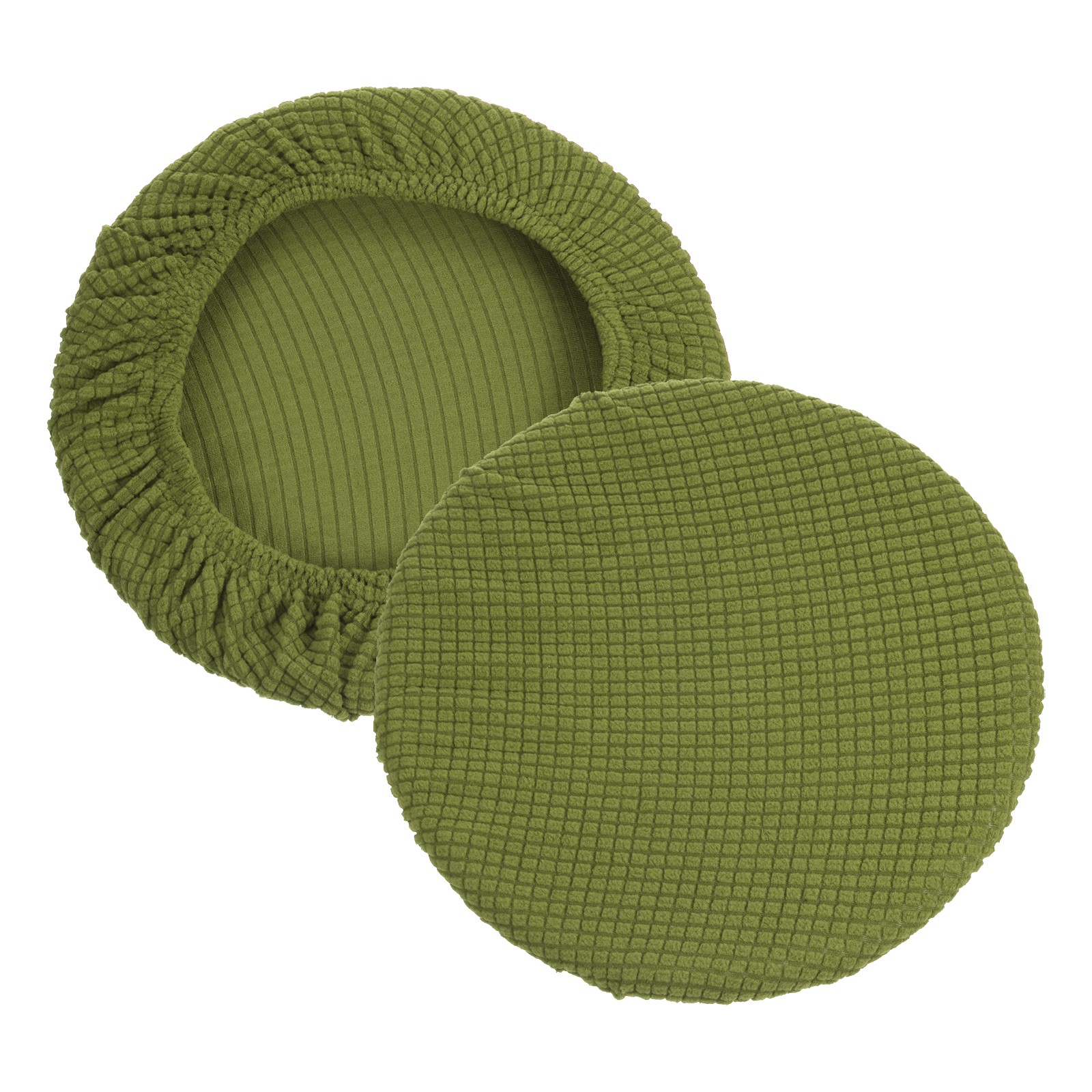 2 Pack 11" Bar Stool Cover Stool Cover 11"-13" Chair Lawn Green