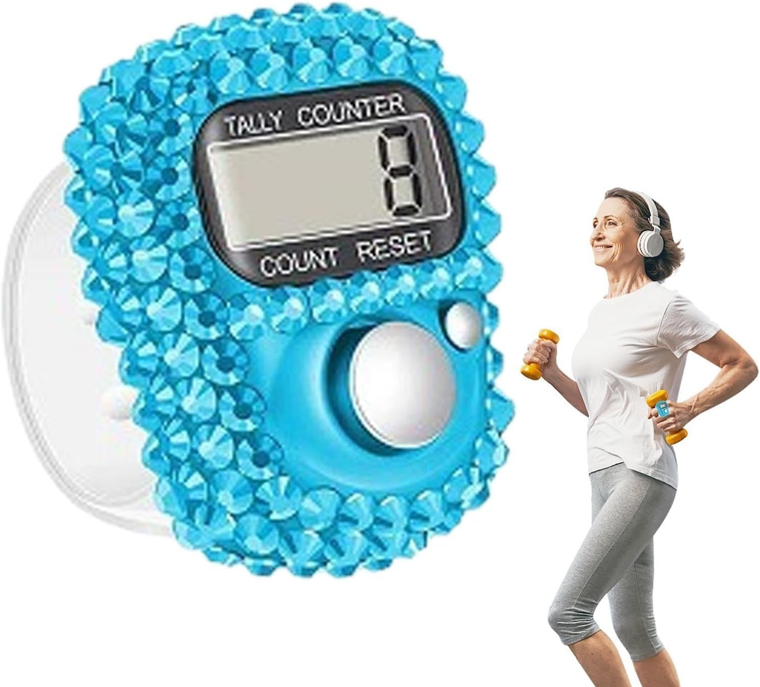 Lightweight and Portable Electronic Tally Counter - Resettable for Multiple Uses