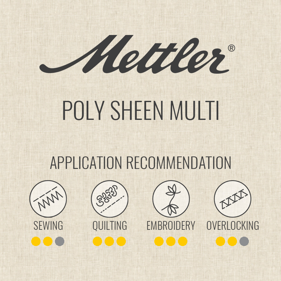 Wheat Fields 9926 | Poly Sheen Multi - #4880 (800M / 875Y Spool) | Mettler