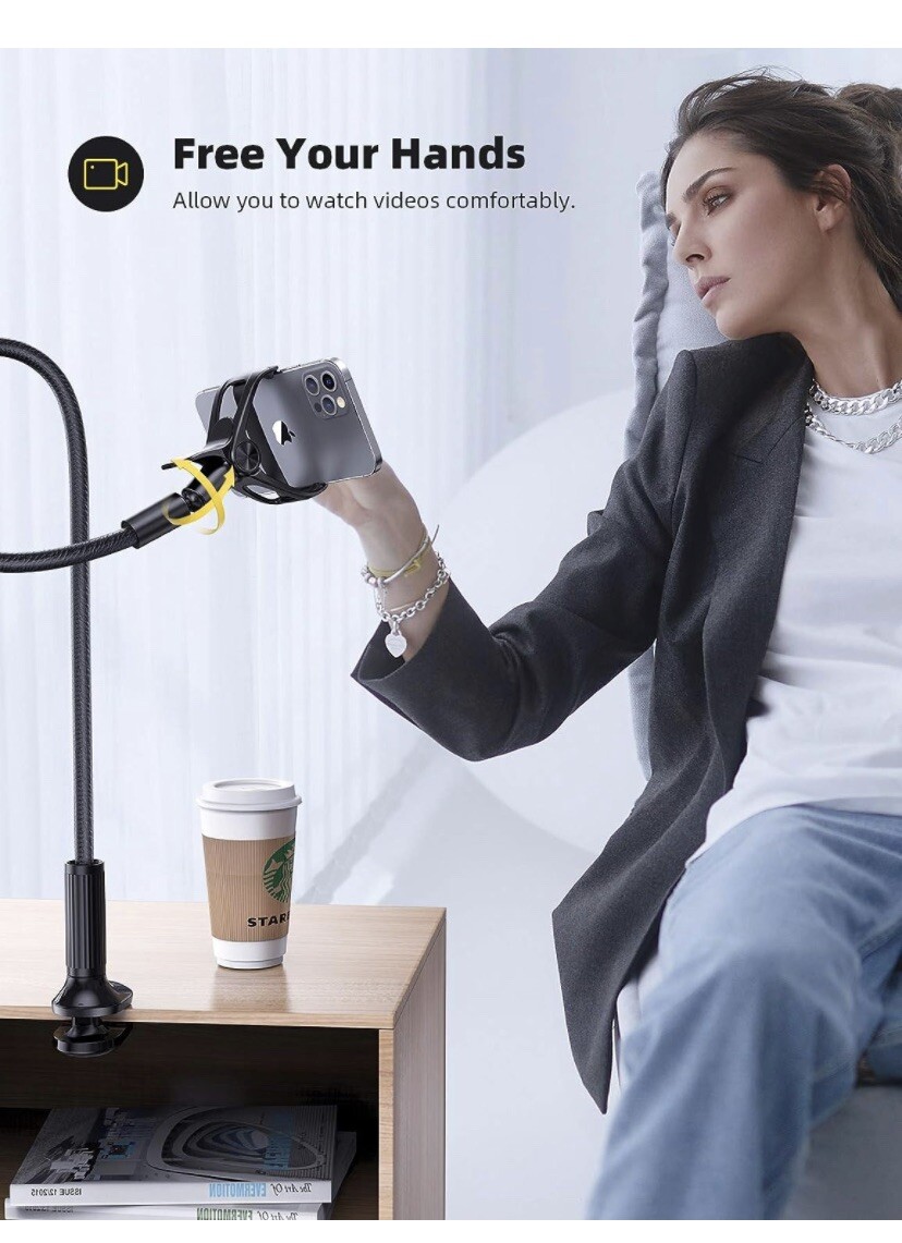 Universal 360° Rotatable Tablet Stand Holder Flexible Mount For iPad Cell Phone
