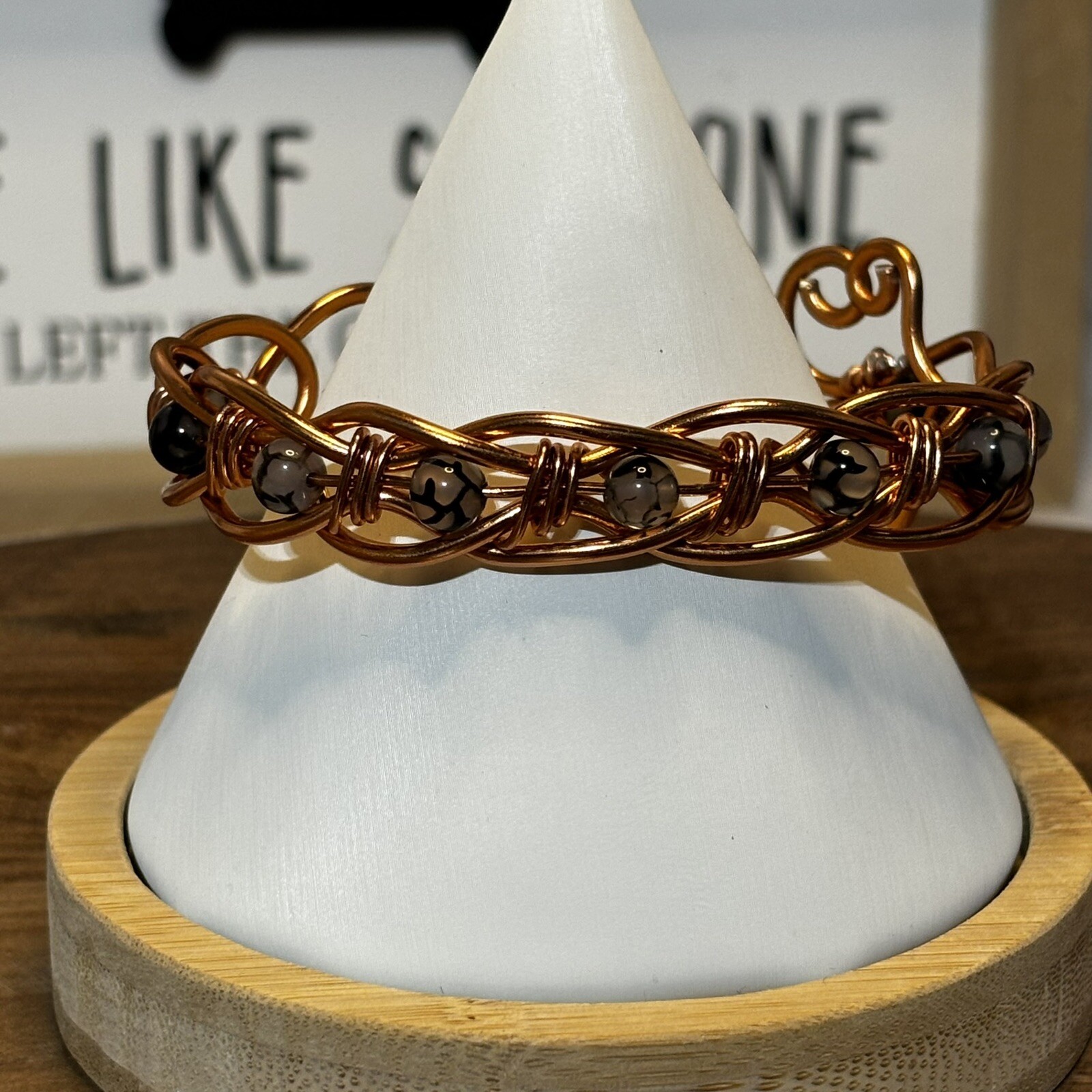 Artisan Handmade Wire Braided Bracelet