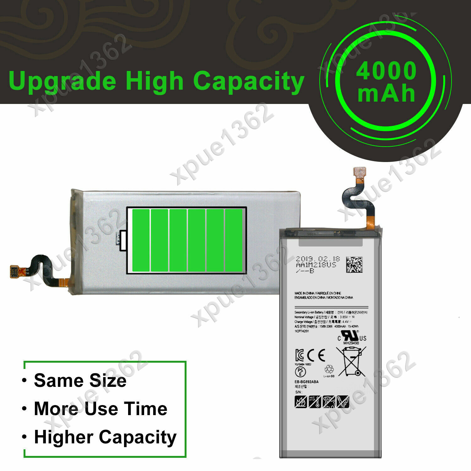 For Samsung Galaxy S8 Active Battery EB-BG892ABA Tool