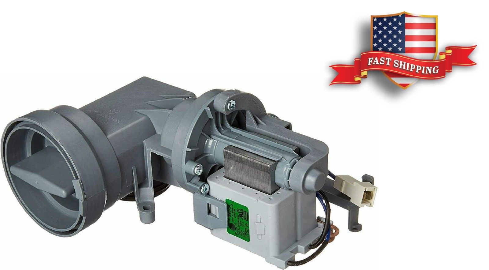 LIFETME WARRANTY WPW10605427 for Whirlpool Maytag W10605427 Drain Pump W10799064