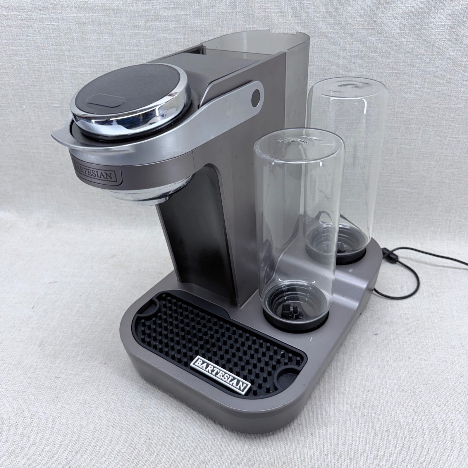 Bartesian Premium Cocktail Machine Margarita Maker Grey 55300 Missing Lid