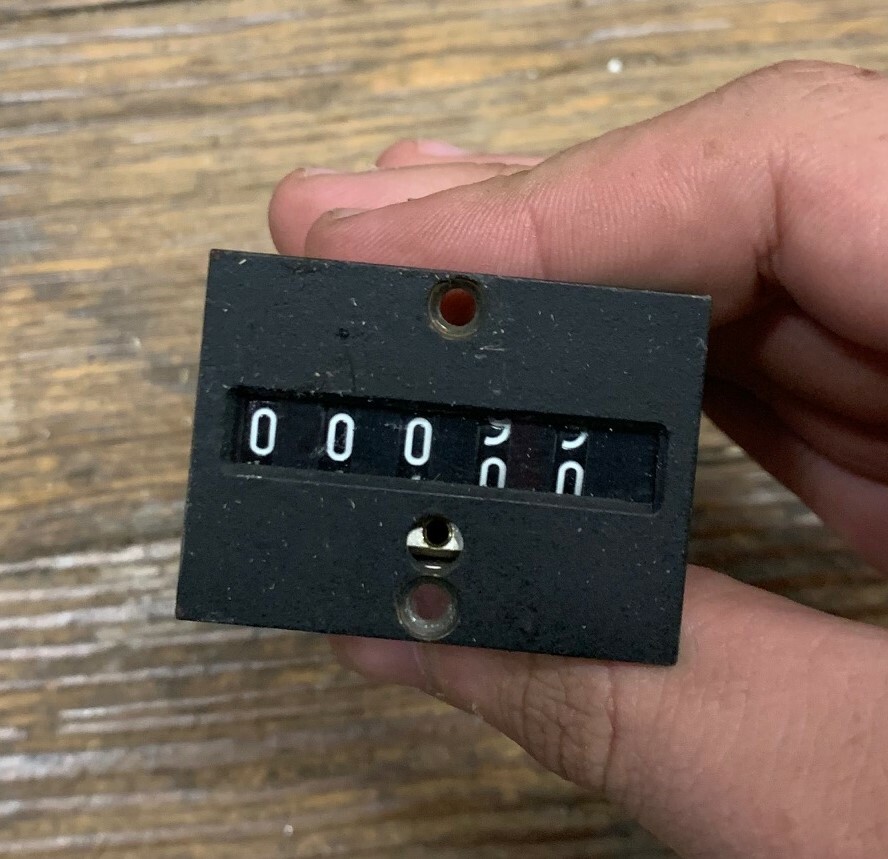 SODECO GENEVE TCeZ5E 5 DIGIT IMPULSE COUNTER