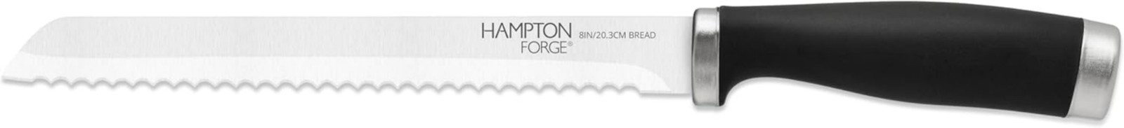 Epicure Bread Knife, Black