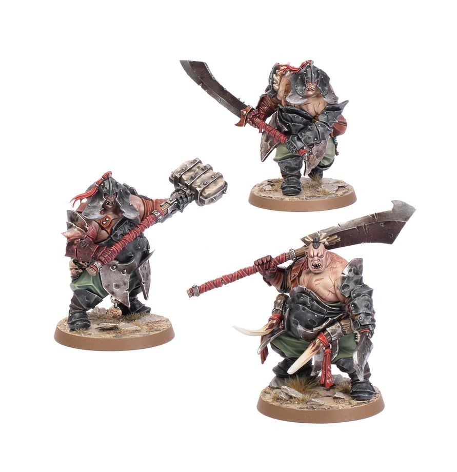 3x New Ironguts - Ogor Mawtribes - New on Sprue - US Import Tax Paid*