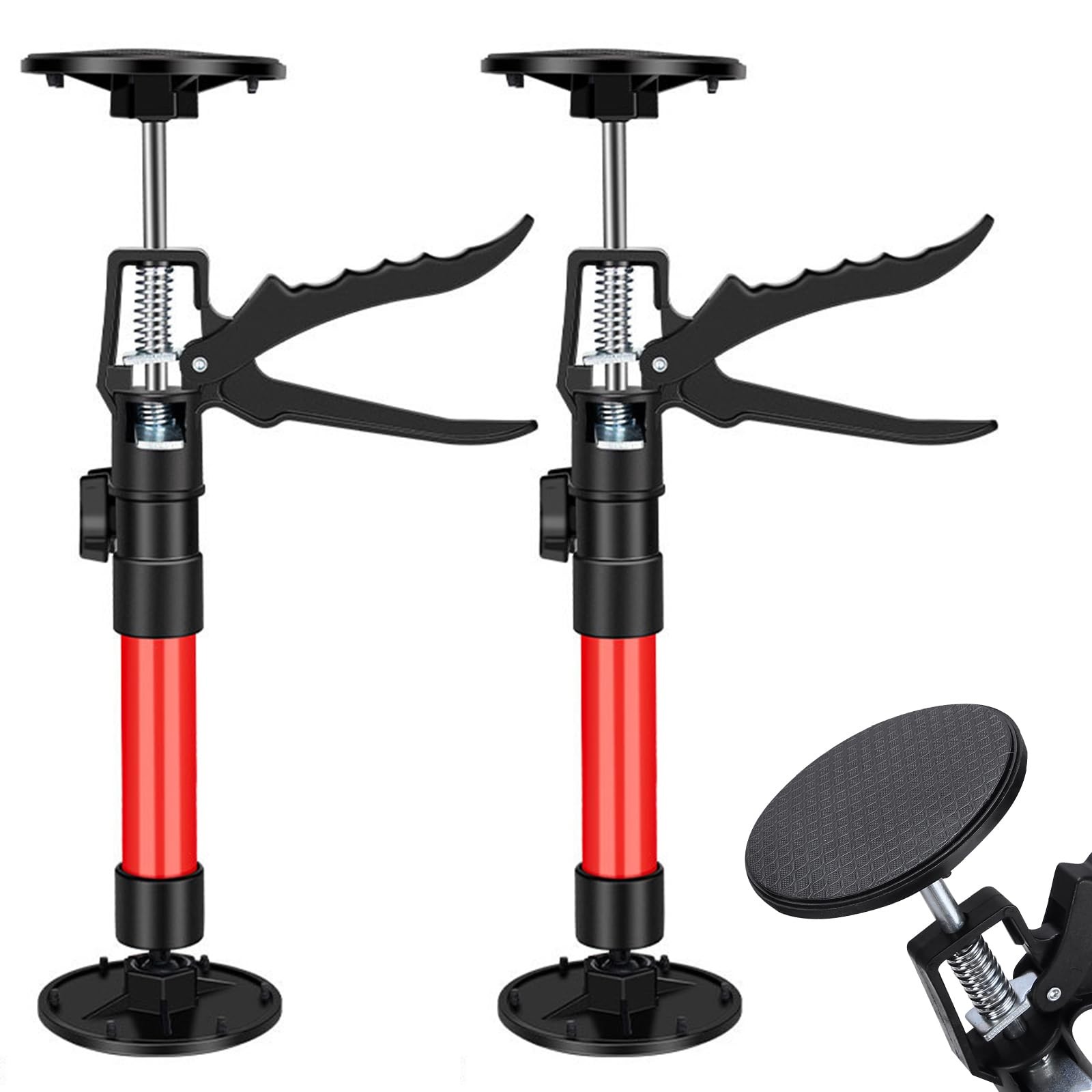2Pack Cabinet Jacks for Installing Cabinets Adjustable Support Pole 12" to 24...