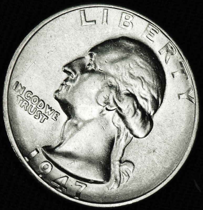 1947-s Washington Quarter.    High Grade   (Inventory A)