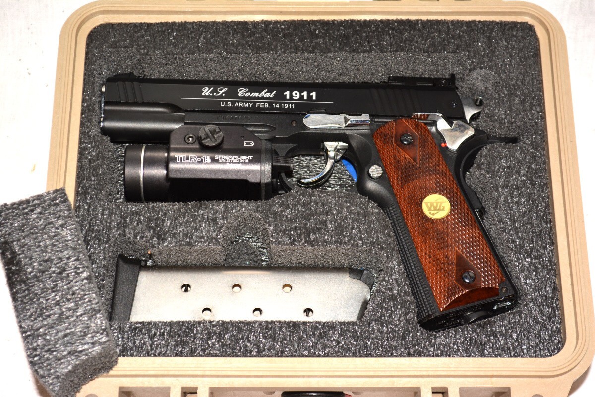 Foam kit for Pelican 1200 case fits Wilson 1911 Pistol with Streamlight TLR +6m