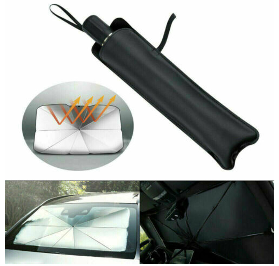 Car SUV Windshield Sunshade Front Window Cover Visor Sun Shade-Umbrella Foldable
