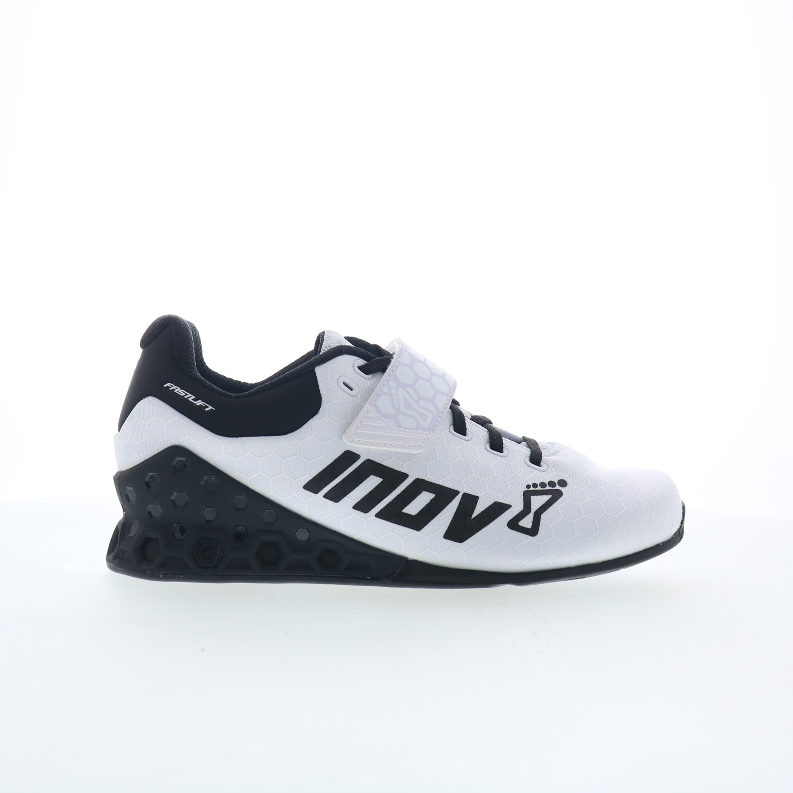 Inov-8 Fastlift Power G 380 Mens White Canvas Athletic Weightlifting Shoes 8