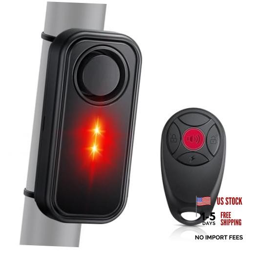 Car Alarm System, Ultra-Loud 113db Bike Alarm with Remote, IP66 SF06R