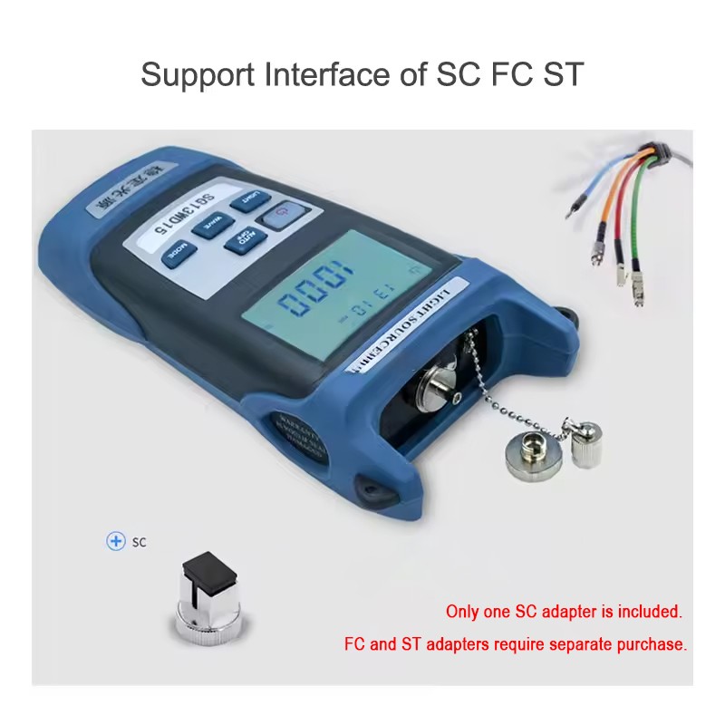 Fiber Optic Laser Red Light Source FTTH Fiber Tester Communication Tools Handhol