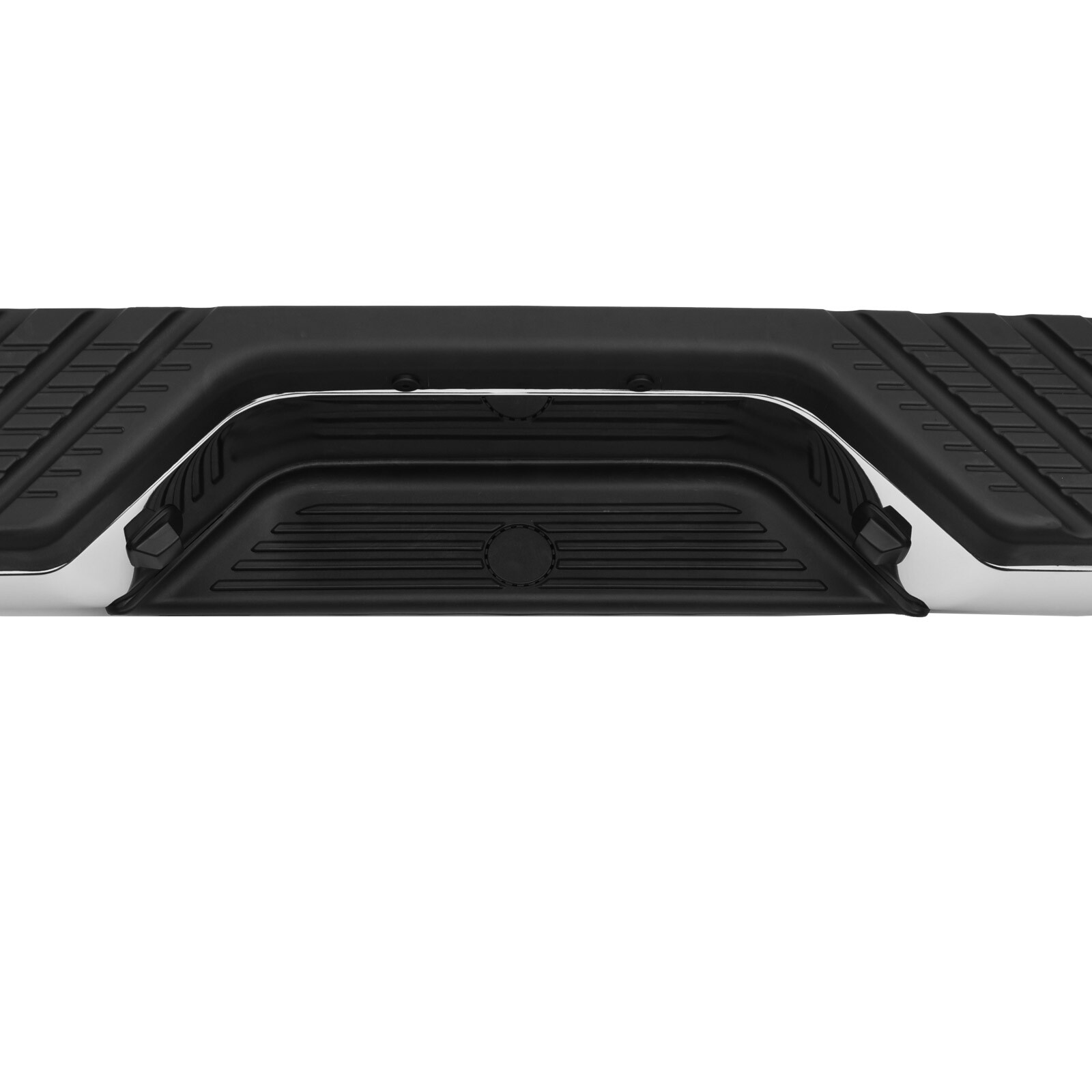 Complete Chrome Rear Step Bumper Assembly For 1998-2004 Nissan Frontier - Steel