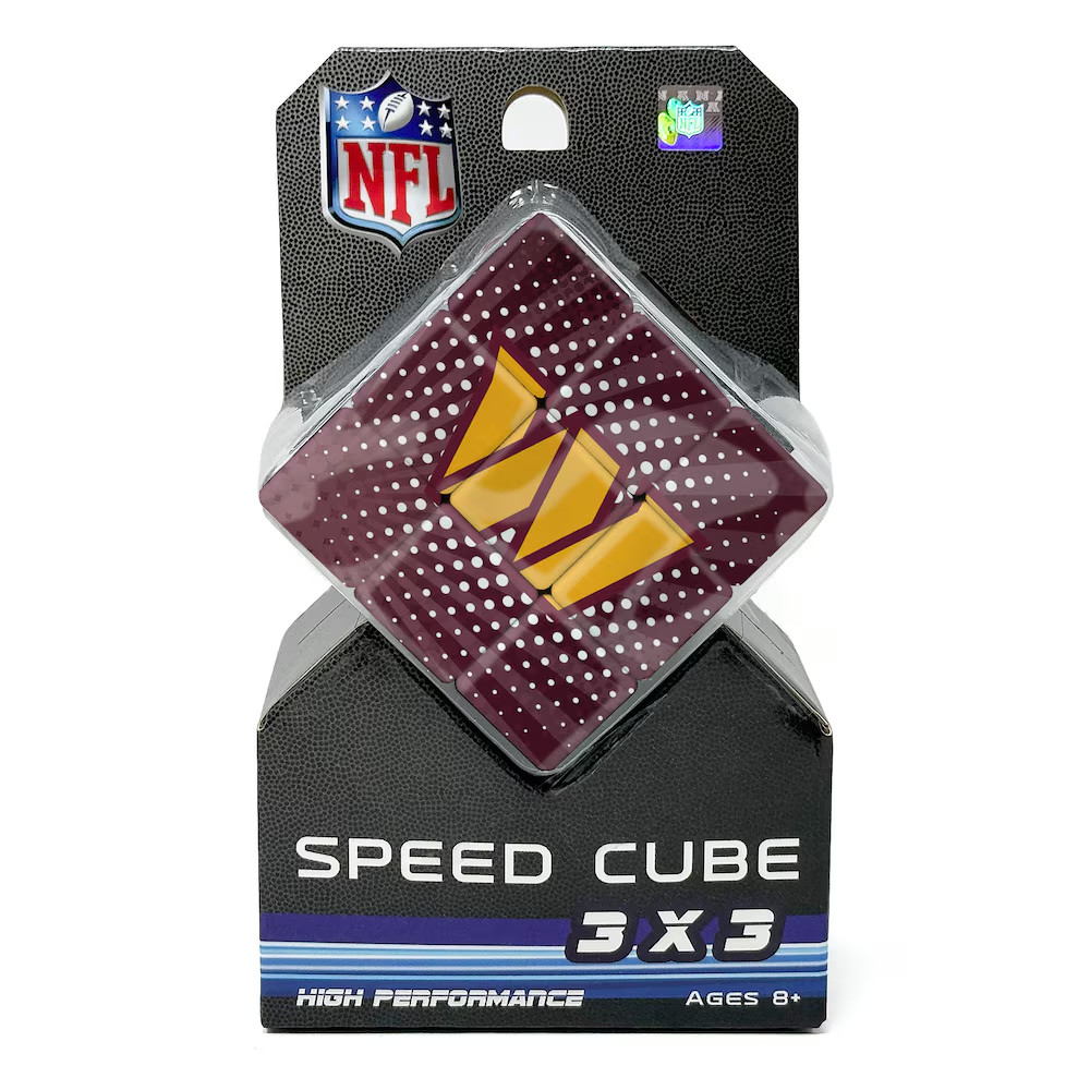 Washington Commanders NFL Football Speed Cube - 3D Skill Puzzle Fidget Toy