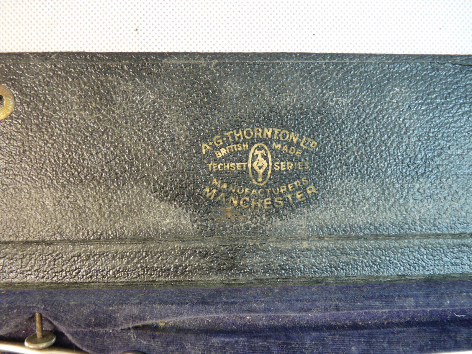 CASED VINTAGE A.G THORNTON "TECHSET" DRAUGHTSMAN'S TECHNICAL DRAWING INSTRUMENTS