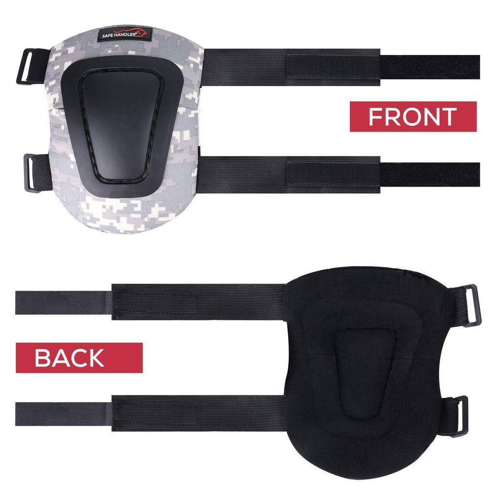Camouflage Multi-Purpose Knee Pads with Soft Foam Padding, TPR Cap and Adjustabl