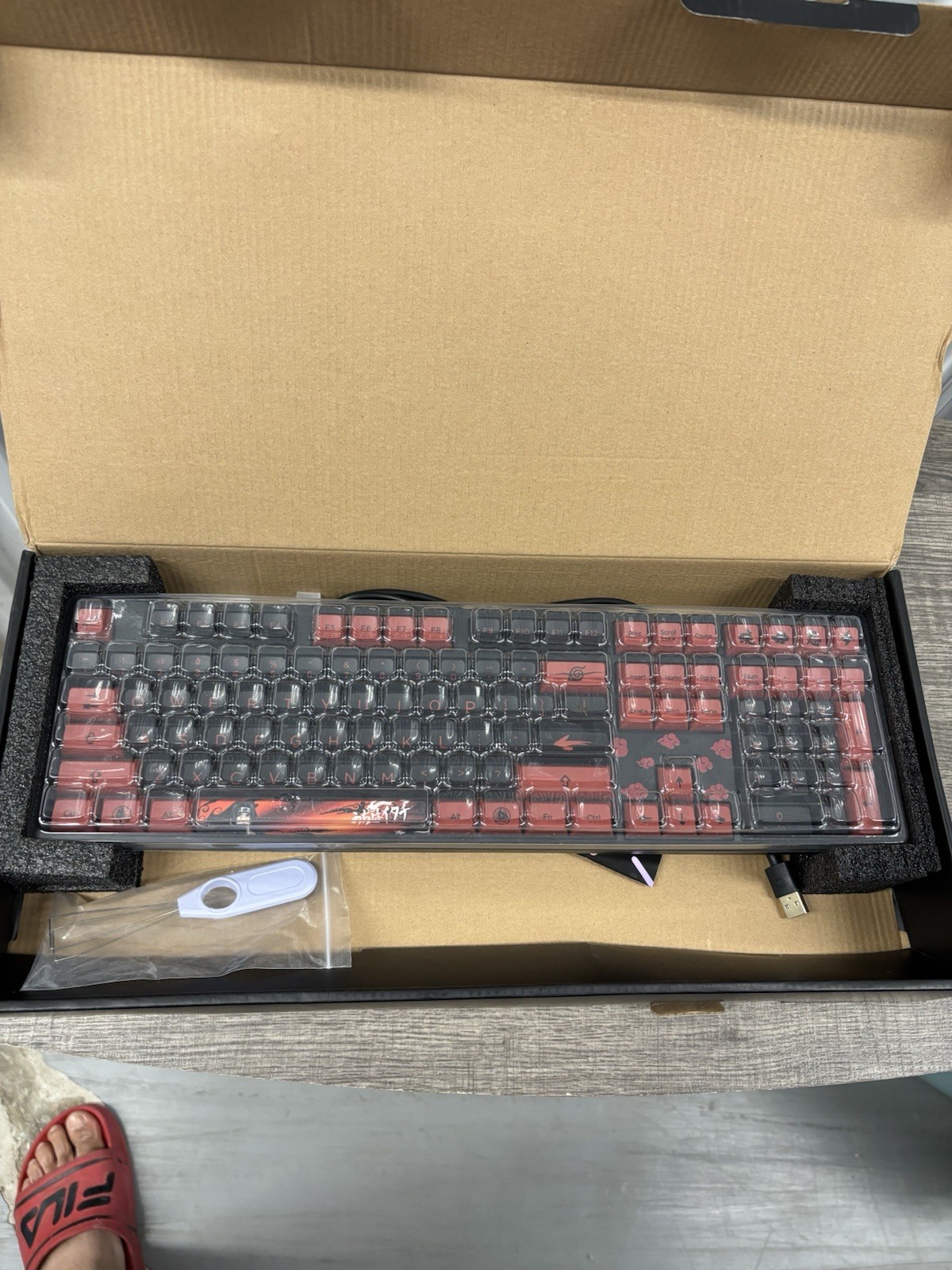 Akko 5108S Mechanical Wired USB Keyboard English QWERTY Red/Black
