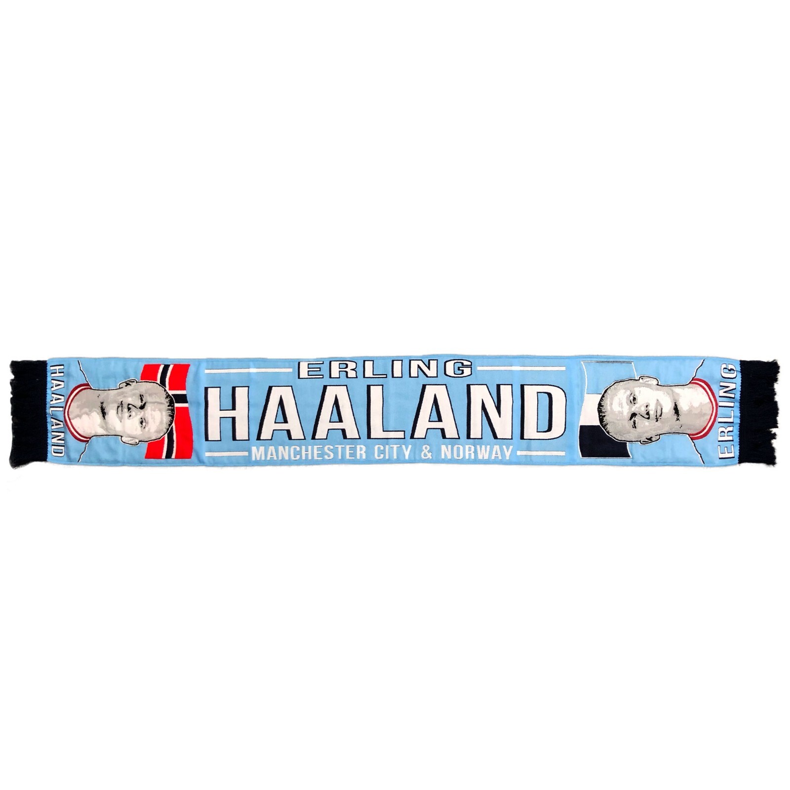 New Erling Haaland Soccer Striker Scarf, Man City Erling Haaland Goal King Scarf