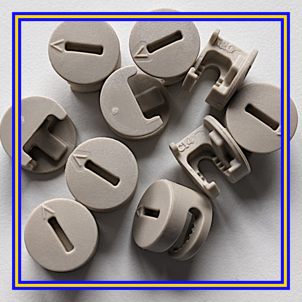 120076 X 10 IKEA Plastic Cam Nuts Fixings BEIGE - 100% Genuine