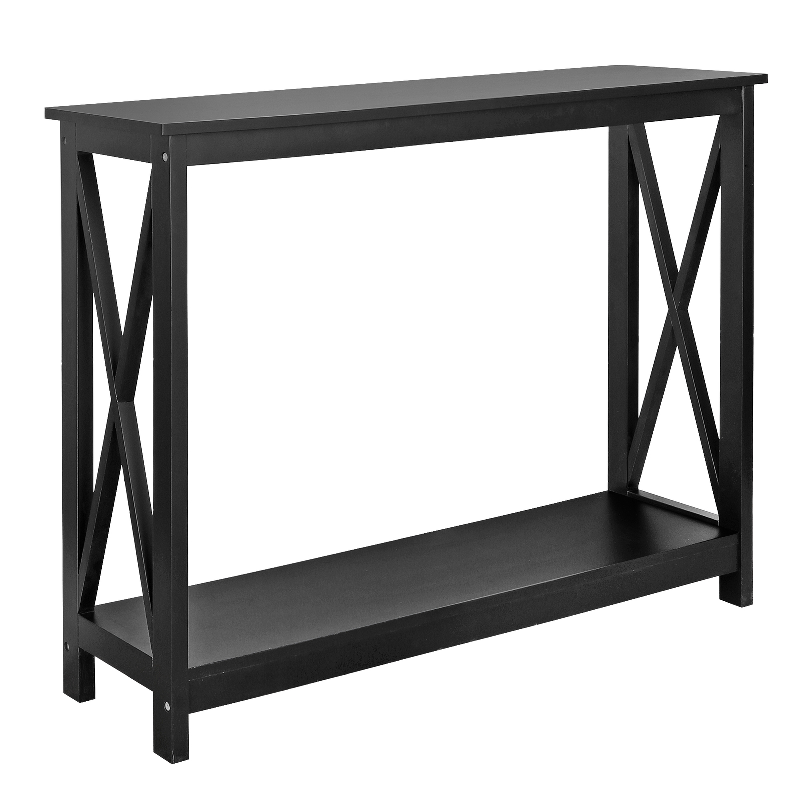 Console Table Along Bed Accent Side Stand Display Storage Shelf Entryway Decor