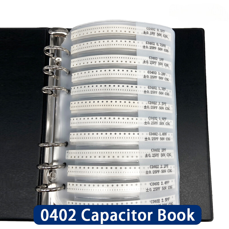 Capacitors Kit SMD Sample Book 0201 0402 0603 0805 1206 SMT Chip Assortment Pack