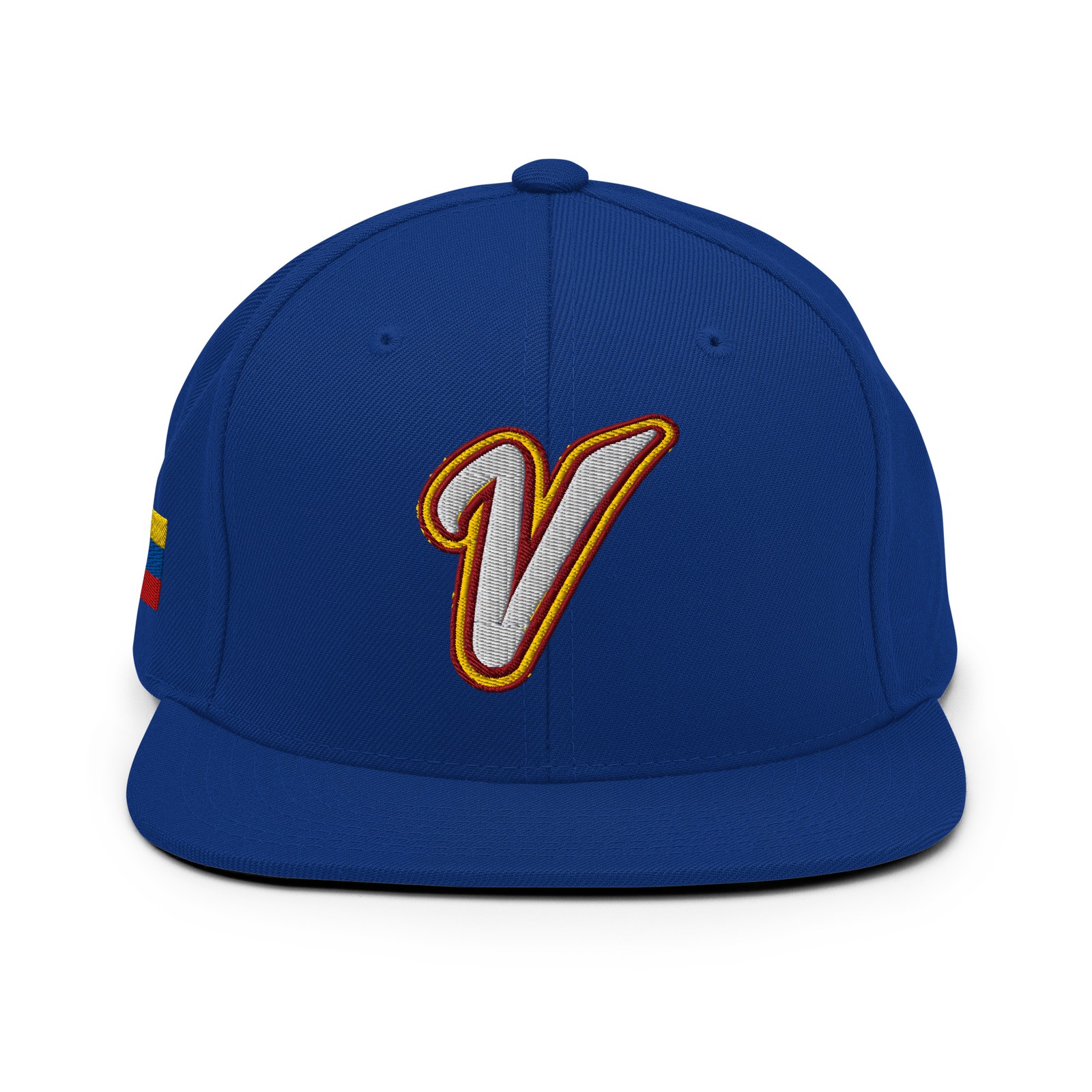 Venezuela Baseball National Team V Logo Cap Flat Bill Snapback Adjustable Hat