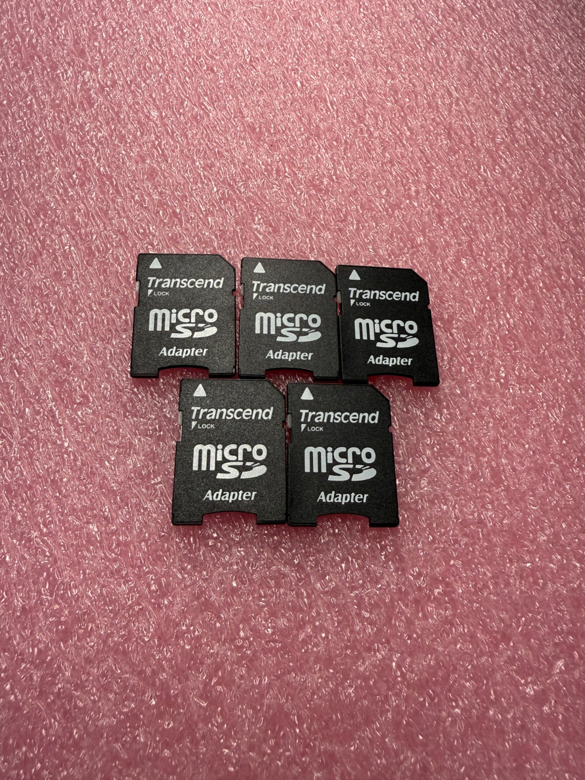 5x Transcend MicroSD to SD Card SDXC SDHC TF Class 4/10 Memory Card Adapter Kit