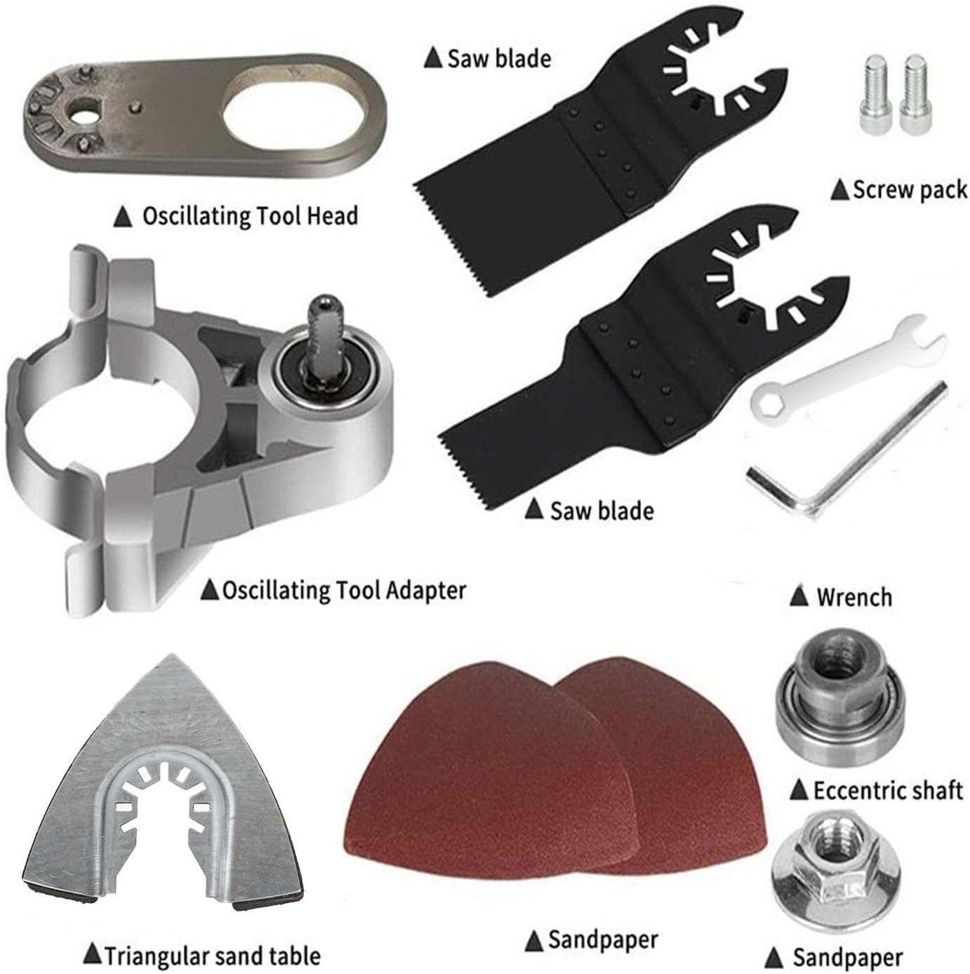 Angle Grinder Oscillating Adapter, Universal Head Adapter Metal Complete Angle G
