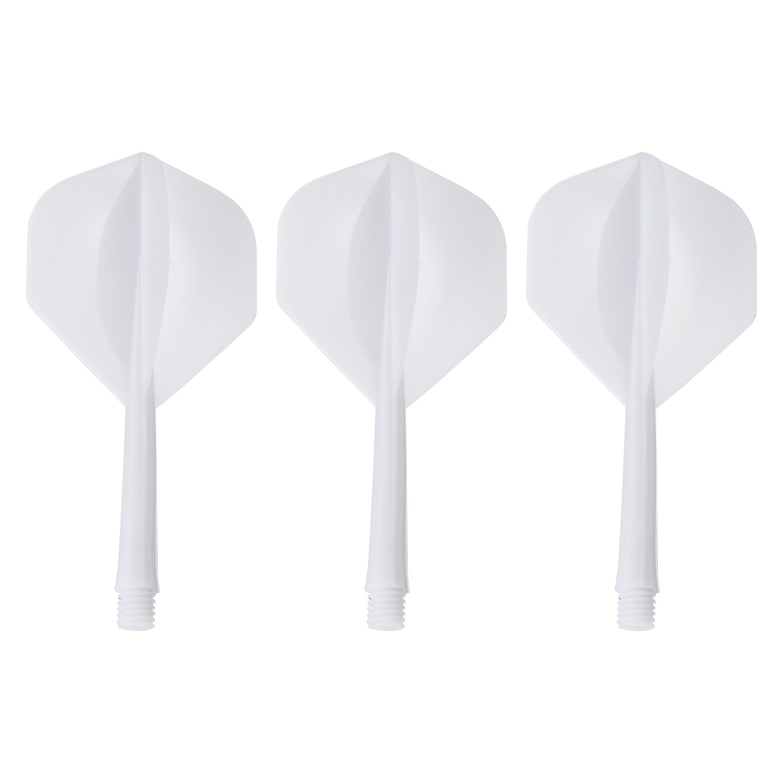 Integrated Dart Shaft Flights, 3 Pack Durable Dart Flight Set, White