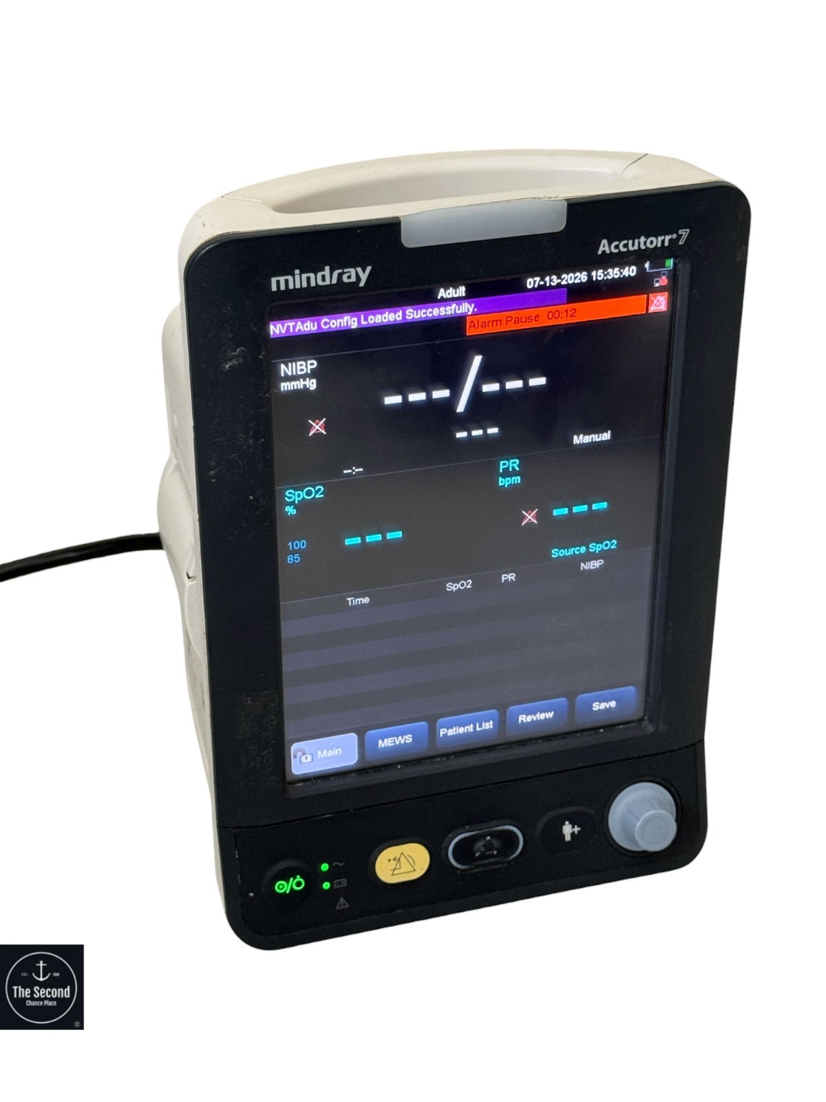 Mindray Accutorr 7 Vital Signs Monitor w/ Battery *TESTED*
