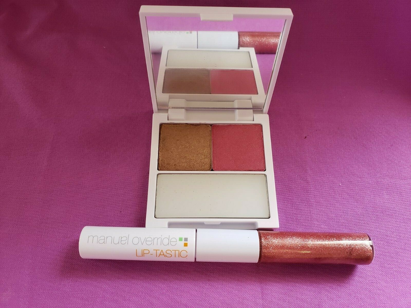Manual Override Lip Boost  .09 oz & Lip-Tastic Indulge full-size nwob