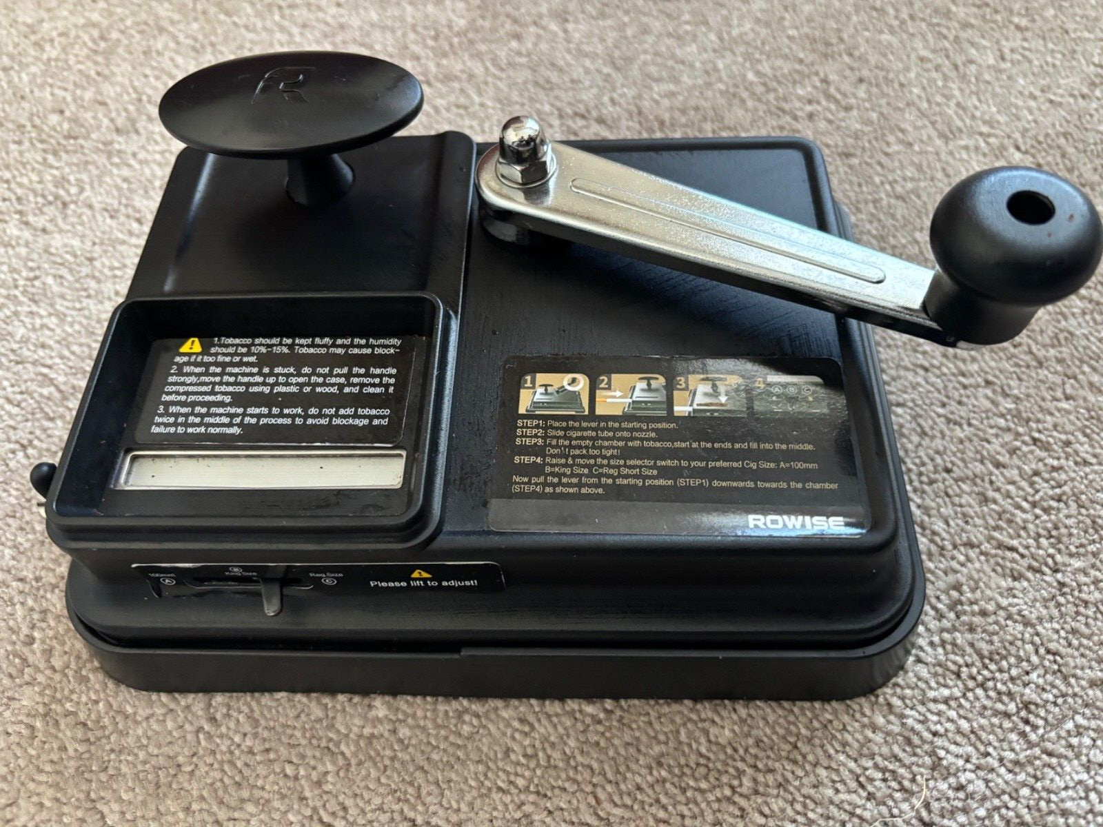 Cigarette Rolling Machine Manual Cigarettes/Tobacco Injecter