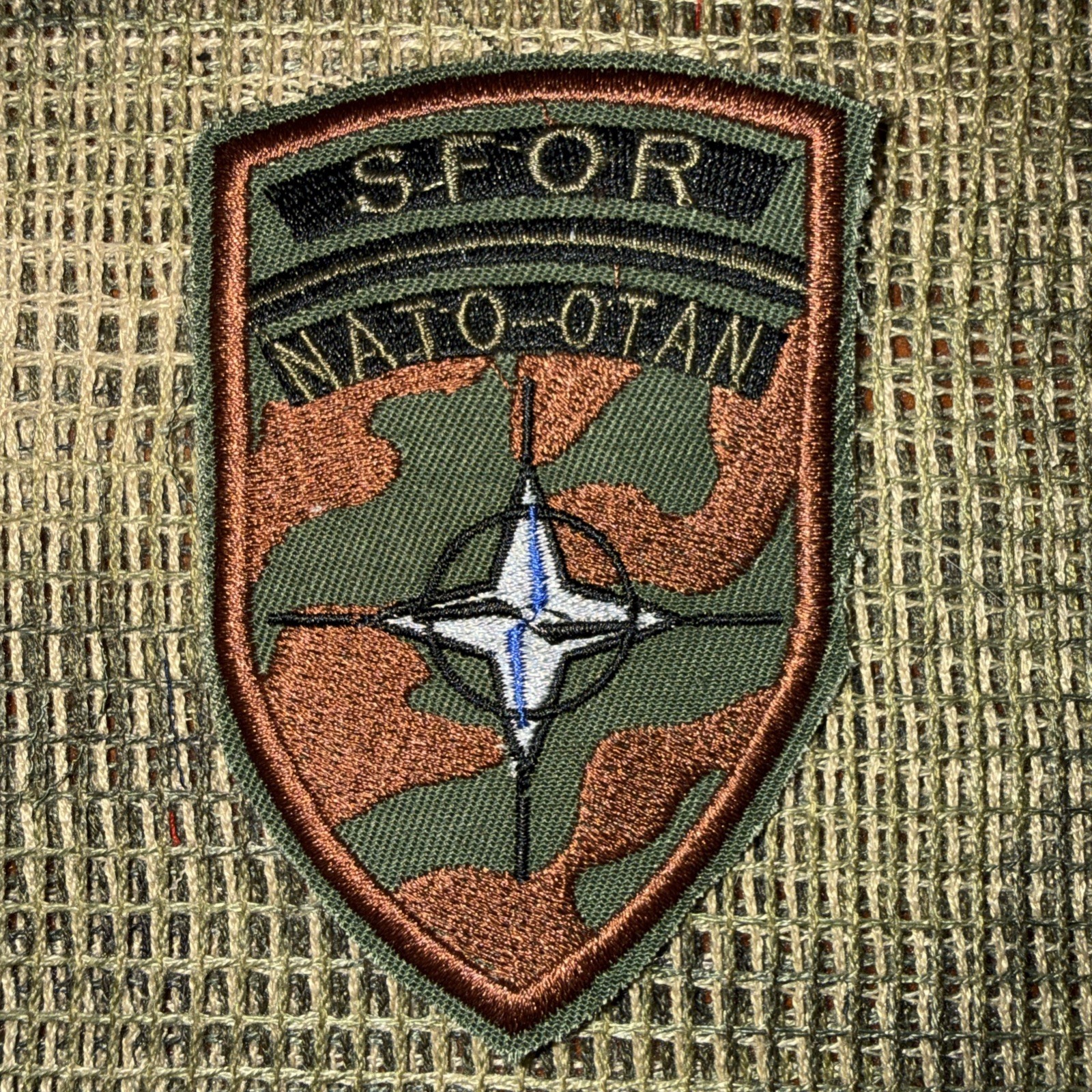 AFGAN NATO Forces COALITION US France Pocket Patch SFOR afgan Bring back