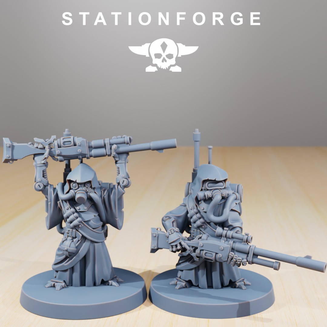 Scavenger Junkards Grimdark 3D Printed Miniatures Station Forge 16k