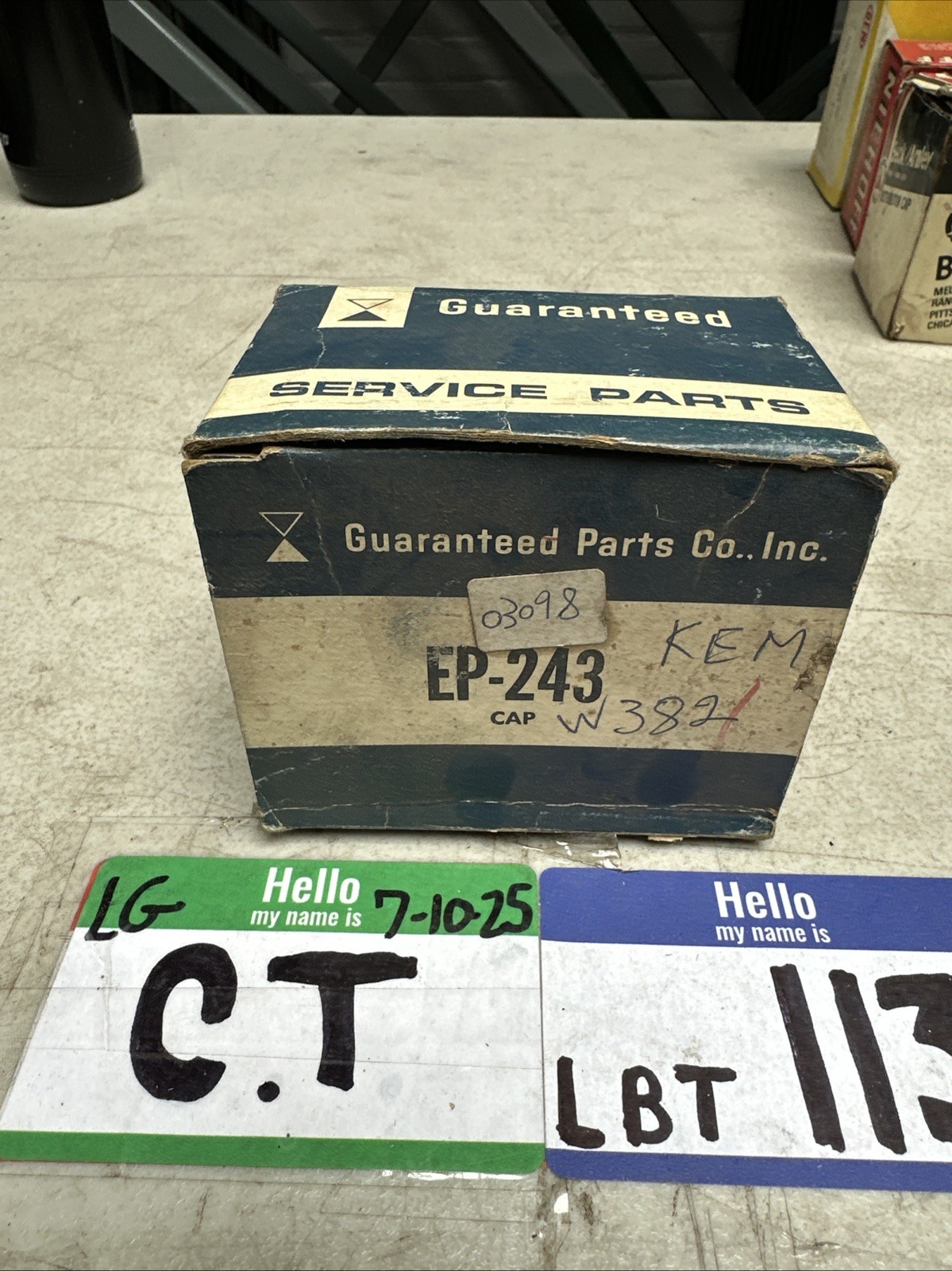 Guaranteed Parts Distributor Cap EP243