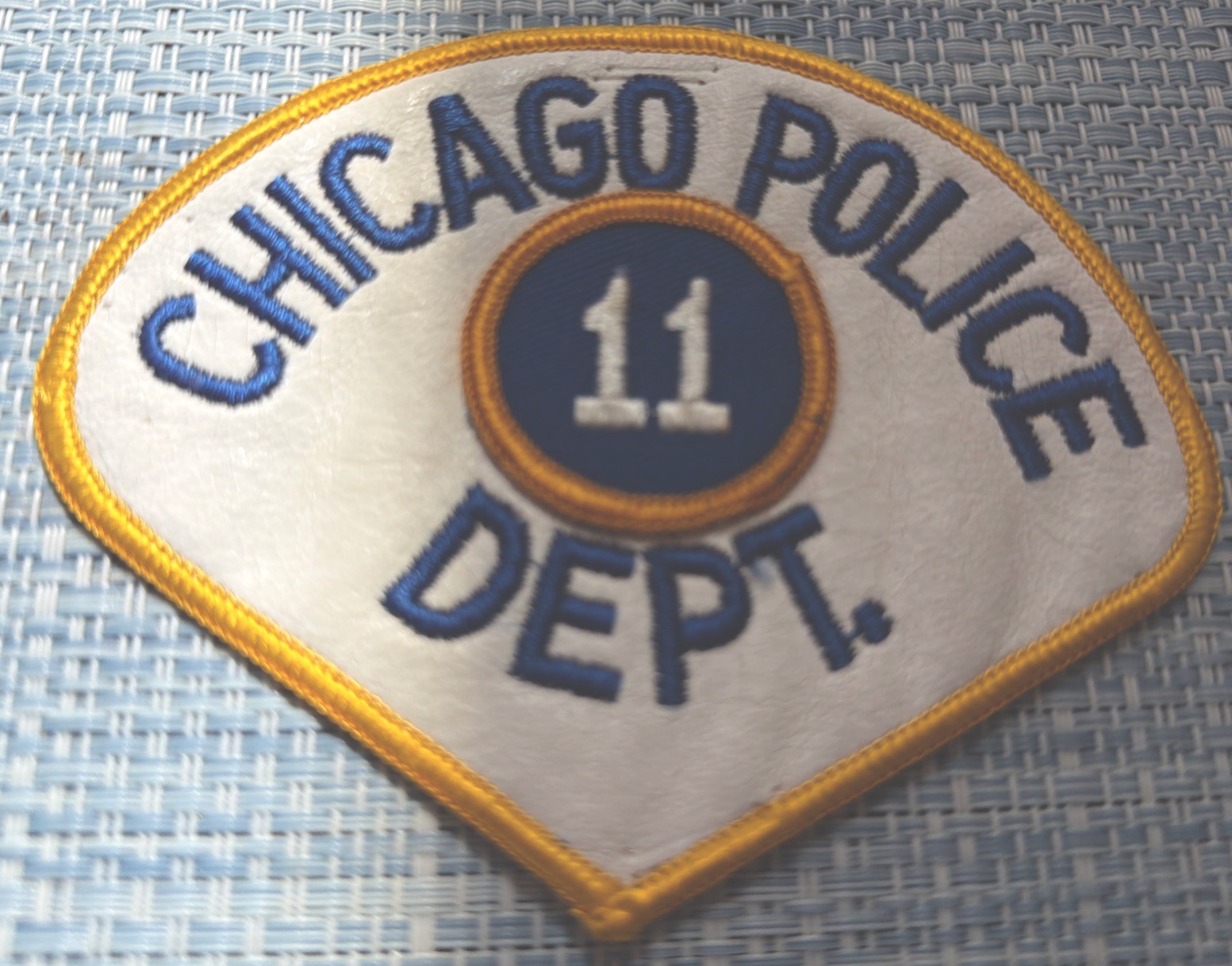 OLD CHICAGO POLICE DEPT SUPV PCT 11 WINDY CITY VINTAGE RARE HTG ILLINOIS PATCH