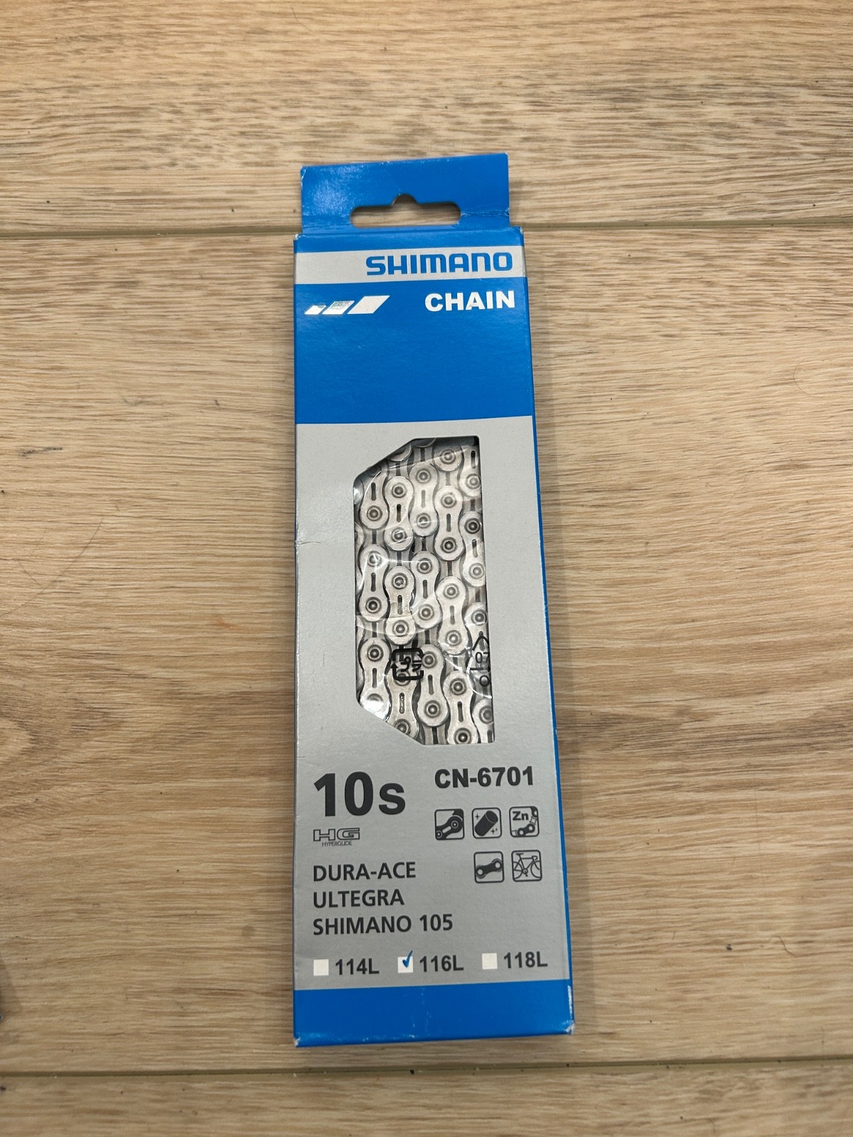 Shimano 6701 10-Speed Road Chain 116L fit Ultegra Dura Ace 105 CN-6701 Bike