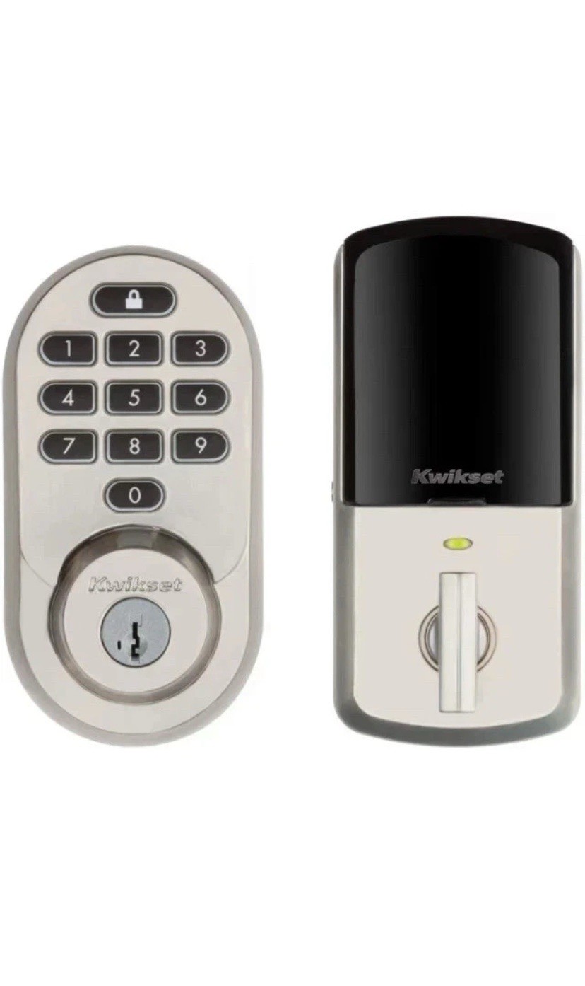 Kwikset Halo 99380-001 Wi-Fi Smart Lock, Keyless Entry Door Deadbolt, Geofence