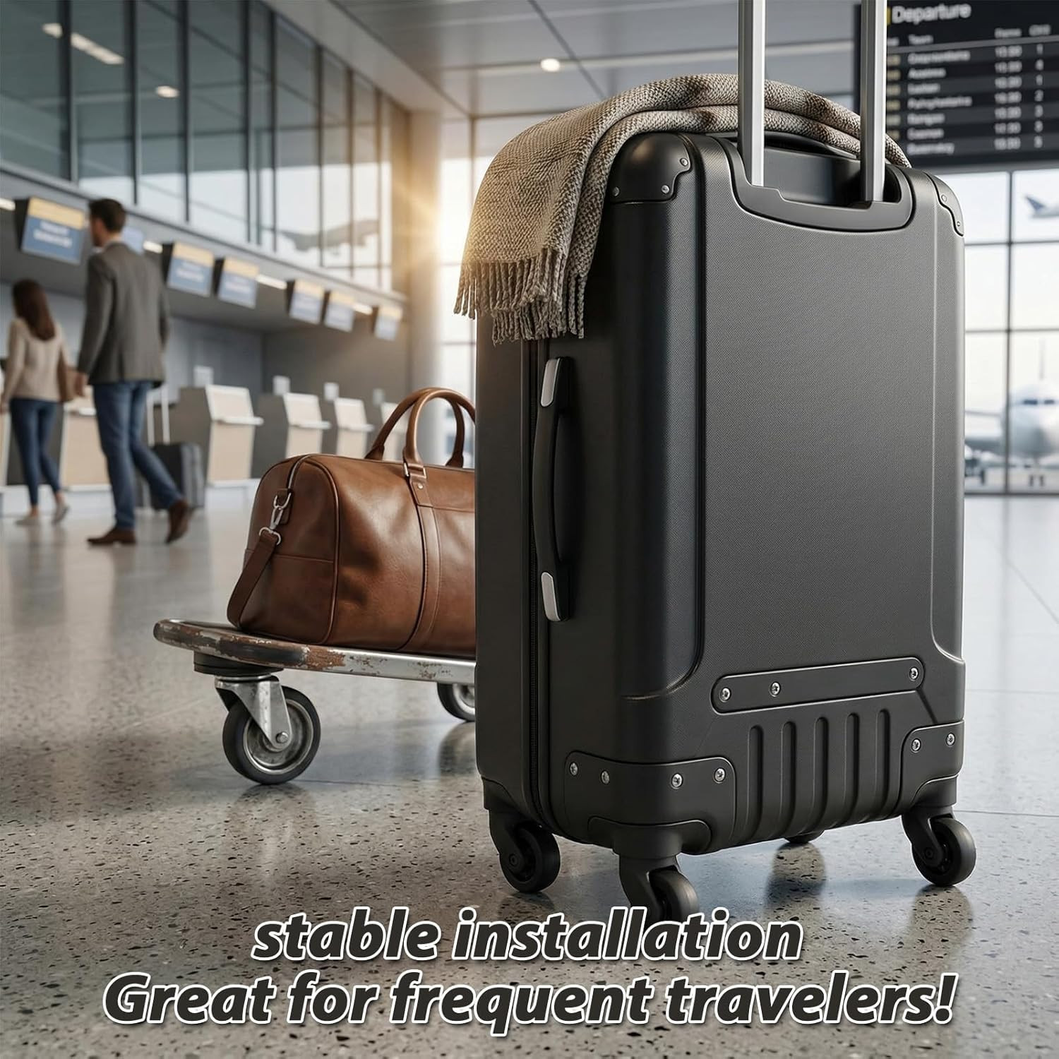 1 Pair Luggage Replacement Wheels - Durablee Suitcase Casters for Repair, Sil...