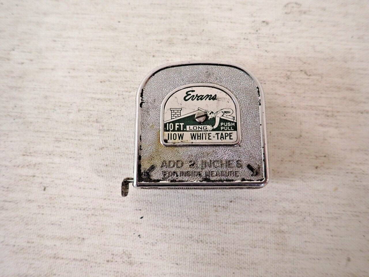 Vintage Evans 10' 110W Push Pull White Tape made in USA
