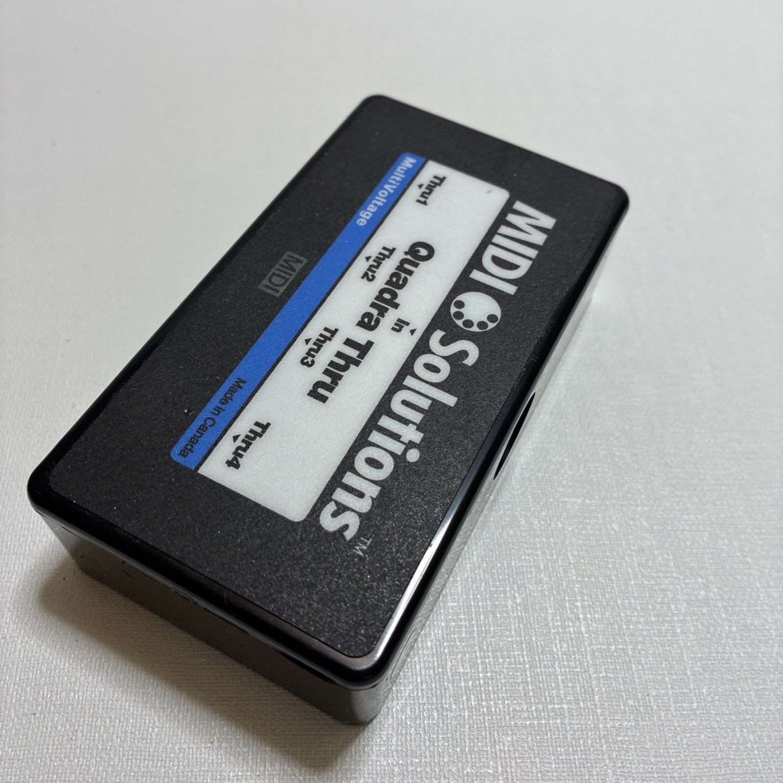 MIDI Solutions QUADRA THRU 4-output Active MIDI Thru Box