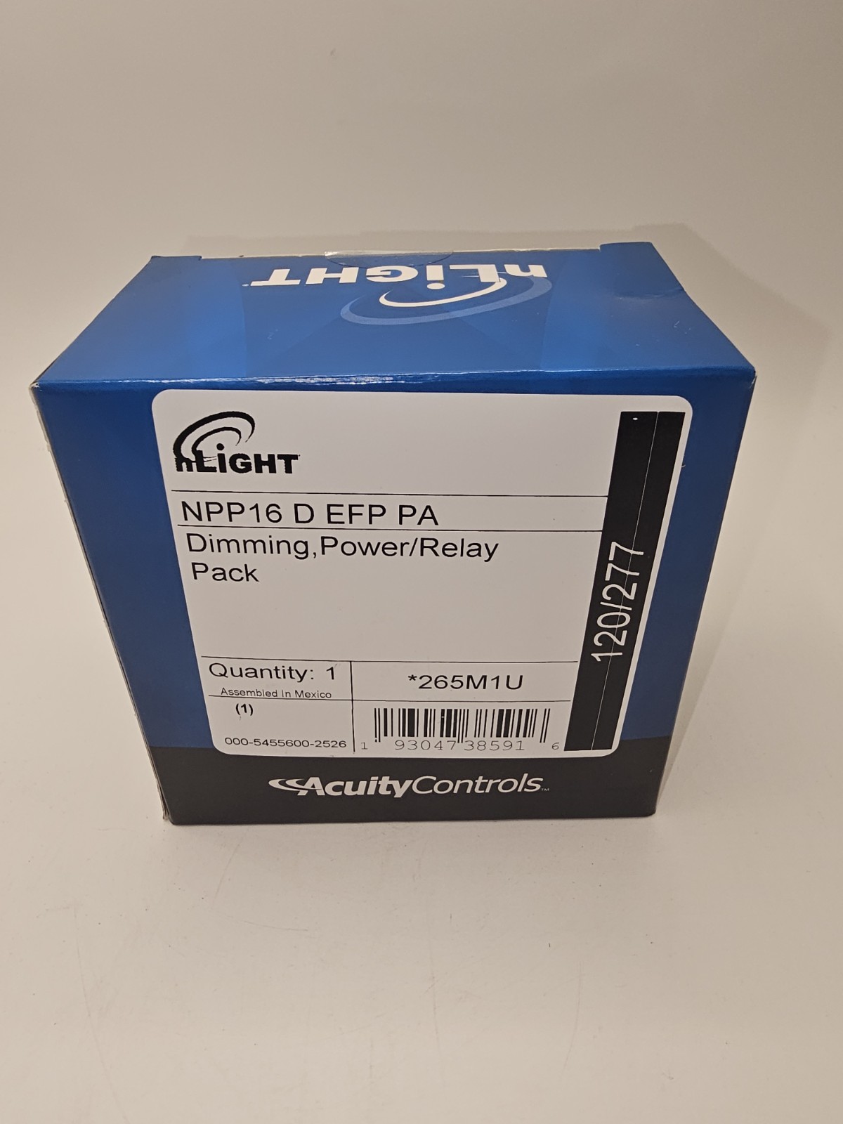 Acuity Controls nLight NPP16 D EFP PA Dimming Power Relay Pack 265M1U Occupancy