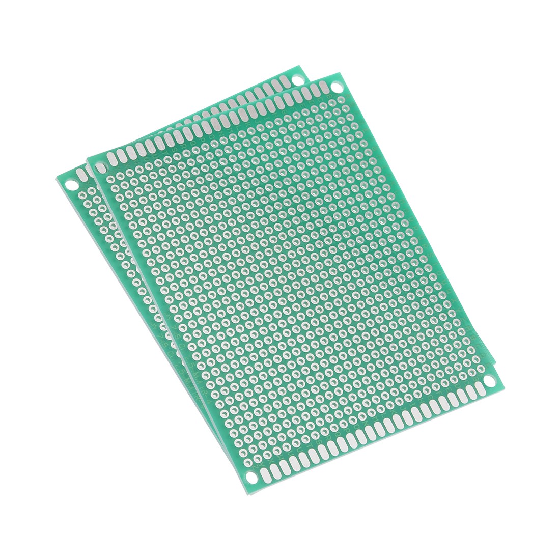 7x9cm Single Sided Universal Printed Circuit Board Green Thickness 1.6mm 2pcs