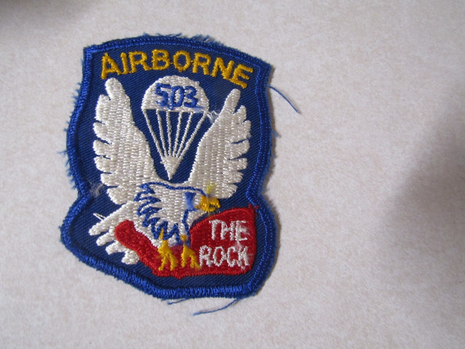 MILITARY PATCH MUCH OLDER 503RD PIR PARACHUTE INFANTRY REGIMENT AIRBORNE THE ROC
