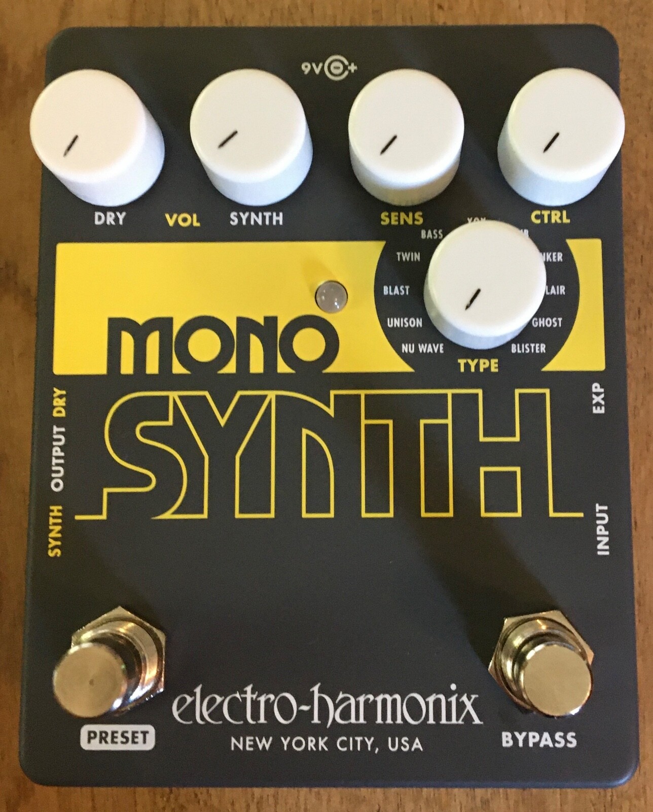 Electro Harmonix Mono Synth Guitar Synthesizer Effects Pedal - EHX