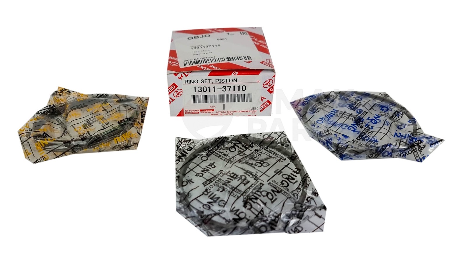 Genuine OEM Piston Rings SET for Toyota Prius Auris Lexus CT200h 1301137110