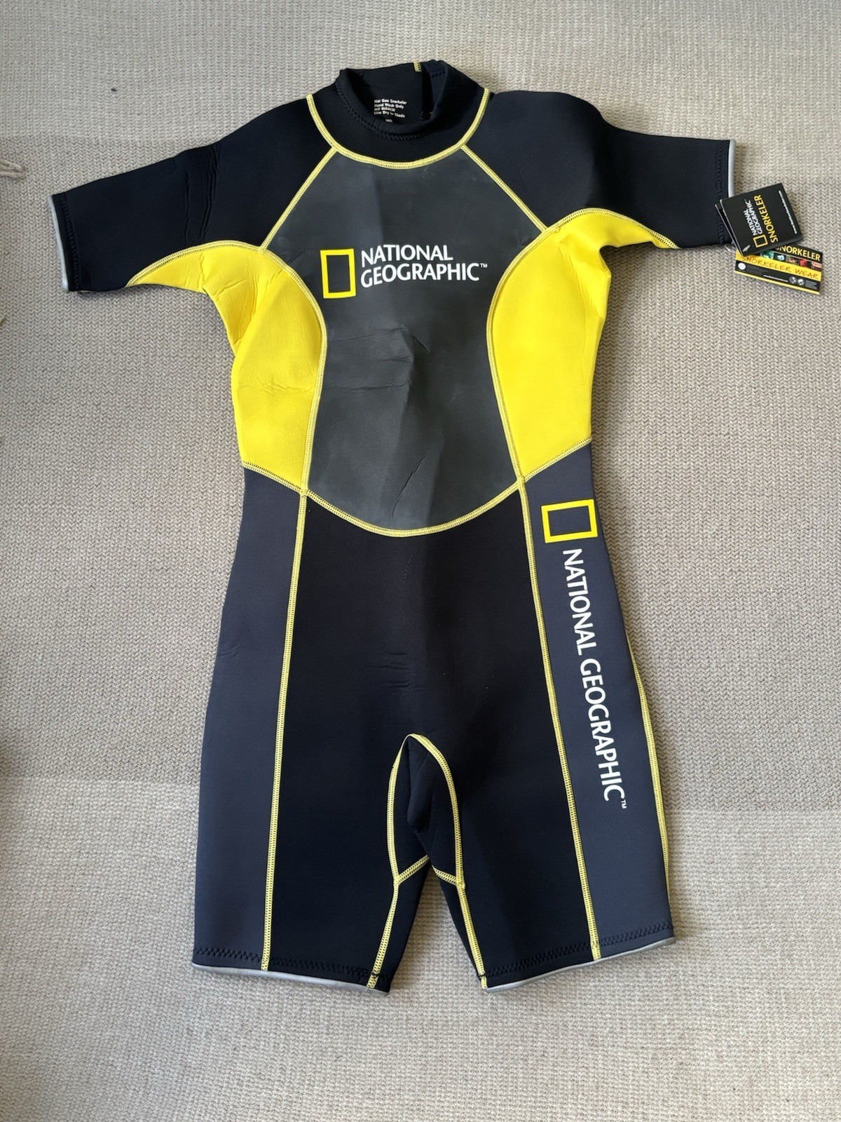 Nat Geo Snorkeler Wear Women’s Shorty Size Med NWT Black